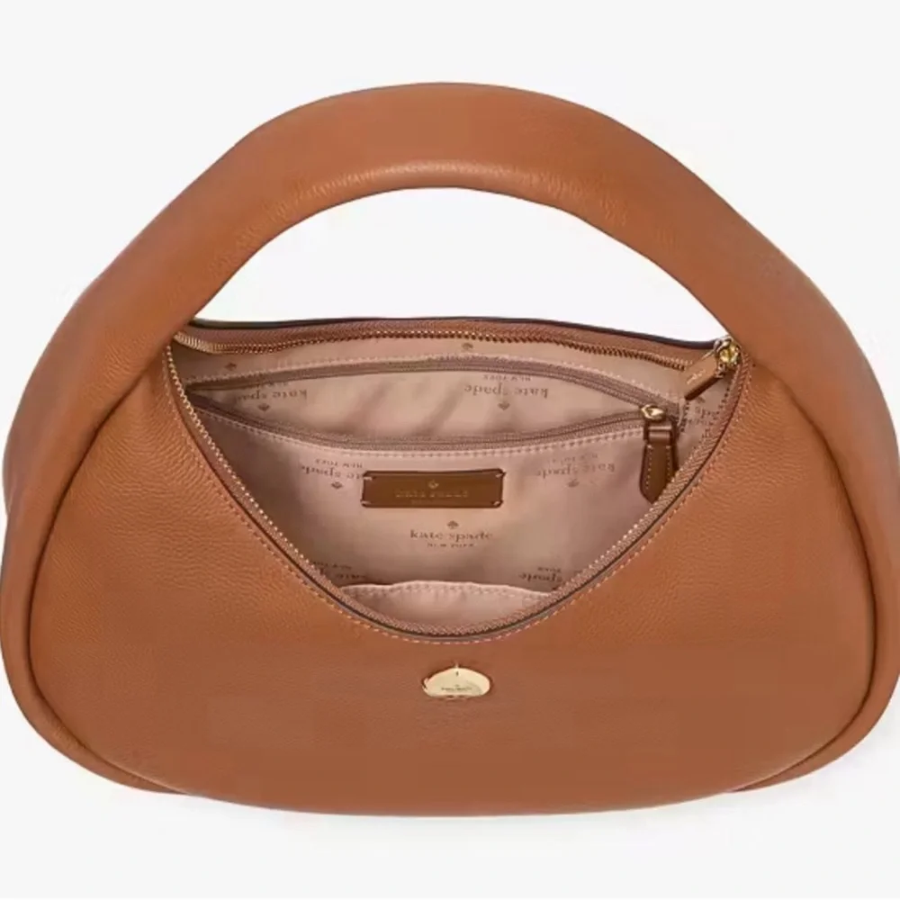 Huge Price Drop! Kate Spade Kayla Crescent Shoulder Bag Warm Gingerbread NWT - Picture 5 of 13
